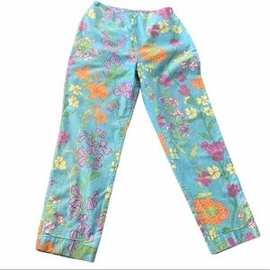 LILLY Pulitzer blue 100% Cotton pants size 8